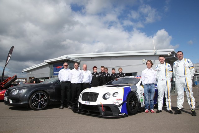 Bentley GT3 customer team reveals racer. Image by Bentley.