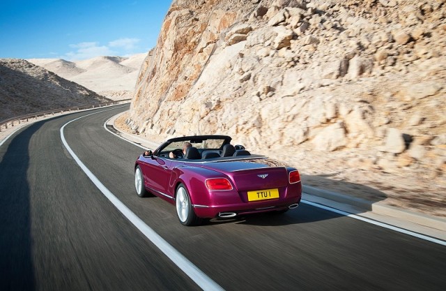 Bentley shows world's fastest four-seat cabrio. Image by Bentley.