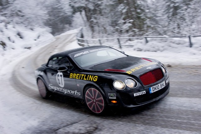 Feature drive: Kankkunen's ice record breaking Bentley. Image by Dominic Fraser.