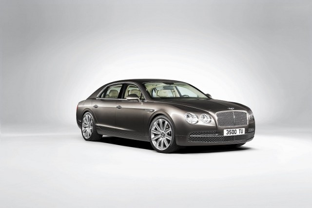 Bentley unveils its new Flying Spur. Image by Bentley.