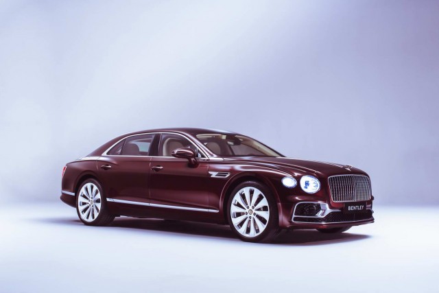 New Bentley Flying Spur goes high-tech. Image by Bentley.