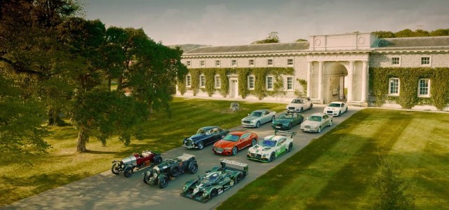 Bentley celebrates centenary in Goodwood. Image by Bentley.