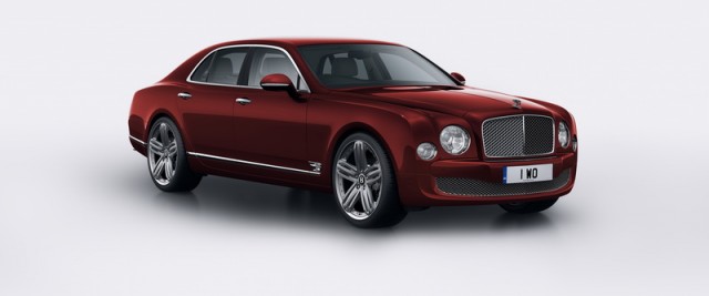 Bentley flies the flag with Mulsanne 95. Image by Bentley.