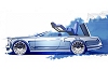 Sketch outlines future Bentley convertible. Image by Bentley.