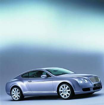 The Bentley GT was one of the stars at the 2002 Paris Motor Show. Click here for the show review and image gallery. Image by Bentley.