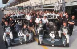 Team Bentley 2001. Picture supplied by Bentley.