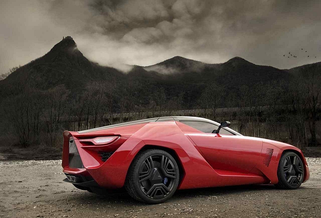 Bertone Mantide revealed in Shanghai. Image by Bertone.