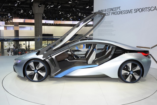 The (near) future: BMW i3 and i8. Image by United Pictures.