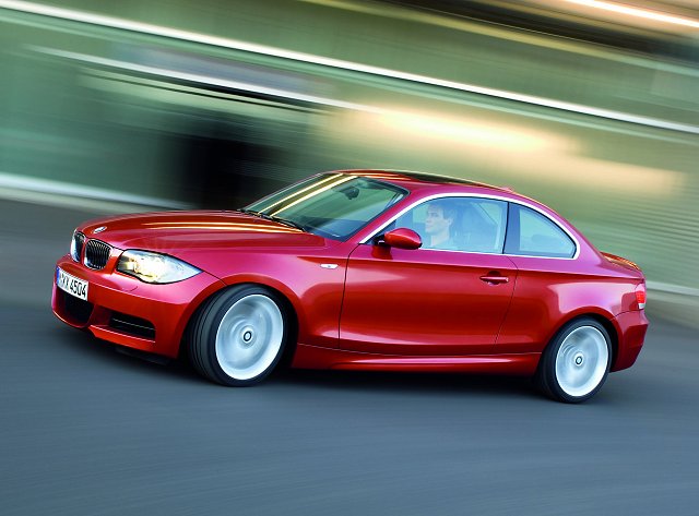 BMW 1 Series Coupé in action. Image by BMW.