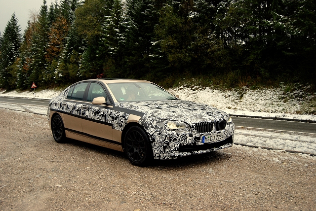 Next BMW 5 Series spotted. Image by Kyle Fortune.