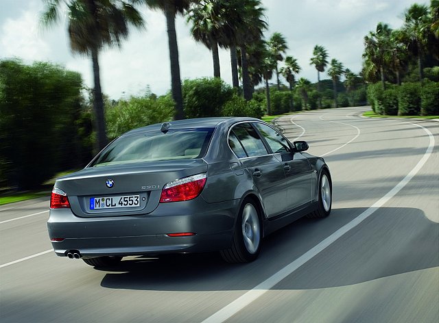 BMW 5 Series freshened for 2007. Image by BMW.