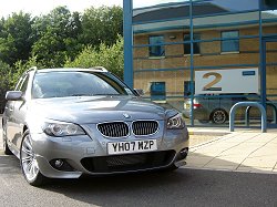2007 BMW 5 Series Touring. Image by James Jenkins.