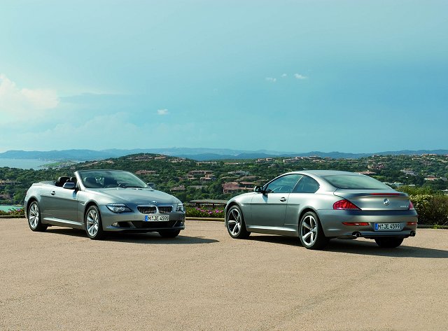 Twin-turbo diesel headlines revised 6 Series. Image by BMW.