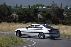 2008 BMW 7 Series under camouflage. Image by BMW.