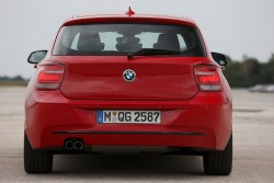 2012 BMW 1 Series prototype with three-cylinder engine. Image by BMW.