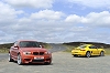 Car clash: BMW 1 Series M Coup vs. Porsche Cayman R. Image by Max Earey.