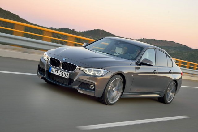 BMW 3 Series updated for 2016. Image by BMW.