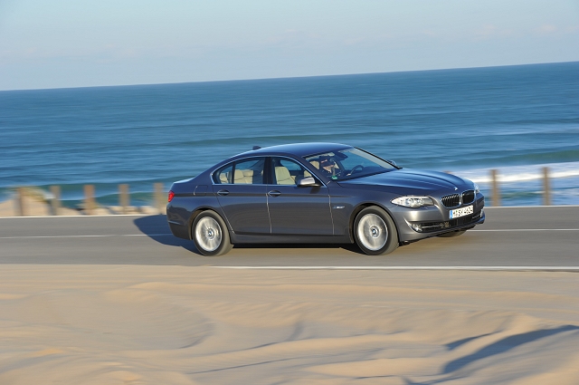 First Drive: 2010 BMW 5 Series. Image by BMW.