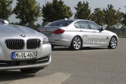 2011 BMW 5 Series autonomous prototype. Image by BMW.