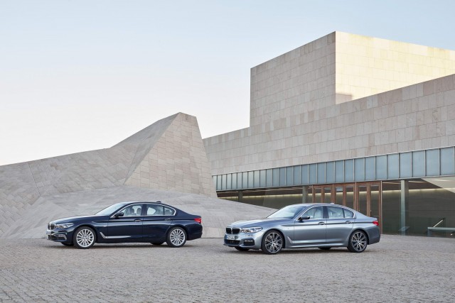 BMW lets loose an all-new 5 Series. Image by BMW.