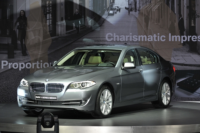 2010 BMW 5 Series revealed. Image by BMW.