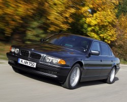 E38 BMW 750iL. Image by BMW.