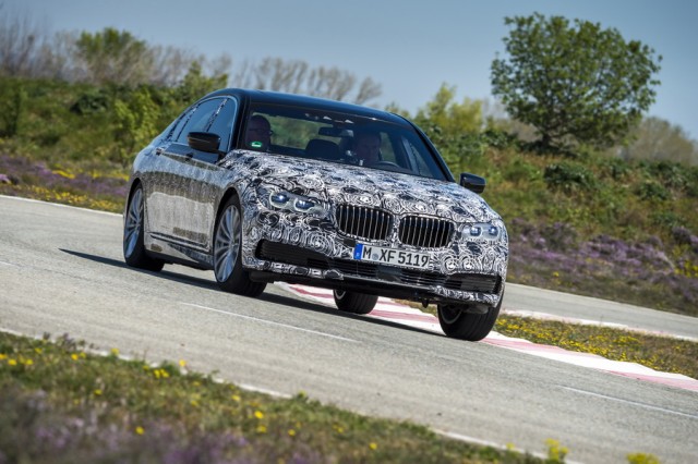 First drive: BMW 7 Series pre-production prototype. Image by BMW.