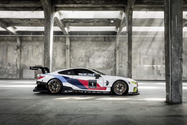 BMW shows M8 GTE racer at Frankfurt. Image by BMW.