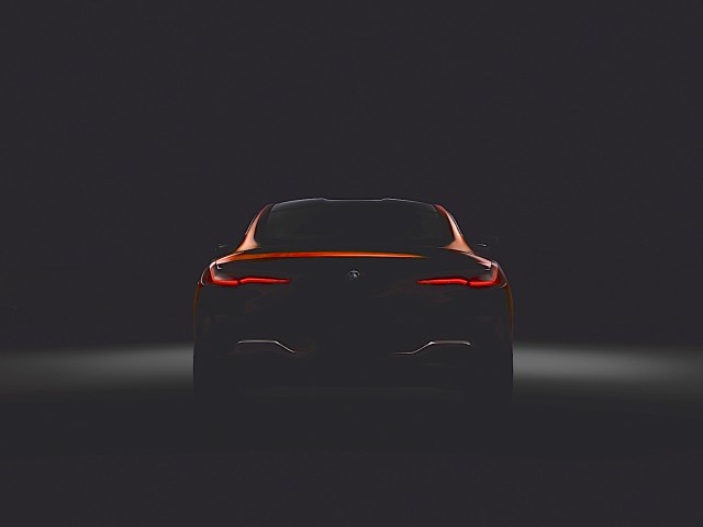 BMW teases new 8 Series coupe. Image by BMW.