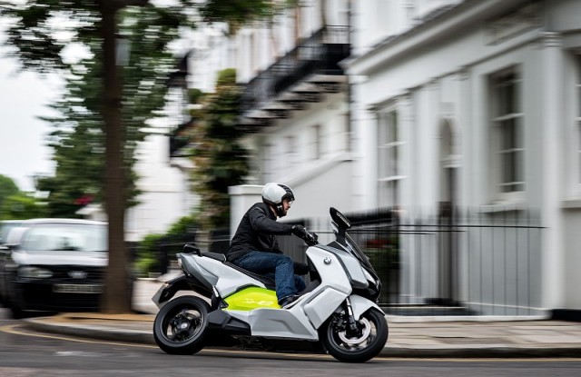 BMW 'C's the future with new electric scooter. Image by BMW.