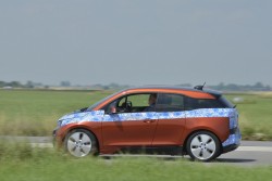 2013 BMW i3 pre-production test drive. Image by BMW.