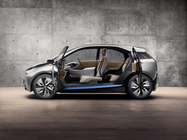 Updated BMW i3 unveiled. Image by BMW.