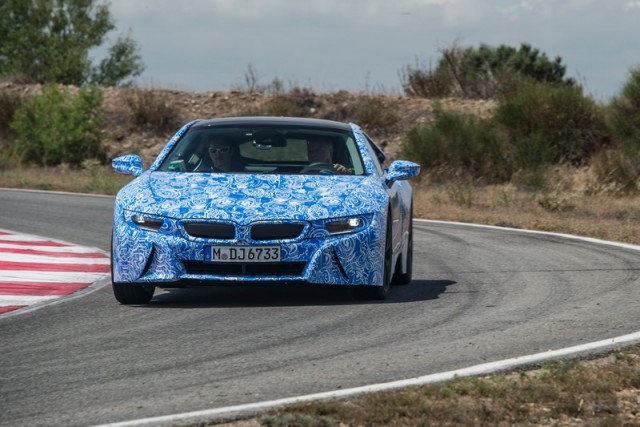 First drive: pre-production BMW i8. Image by BMW.