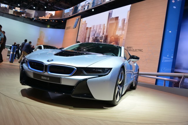 Frankfurt Motor Show: BMW i8 is official. Image by Newspress.