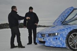 2014 BMW i8 pre-production prototype. Image by BMW.