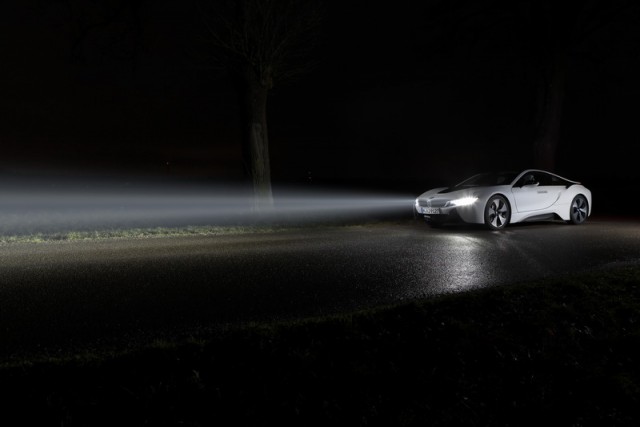 Incoming: BMW i8 on UK roads. Image by BMW.