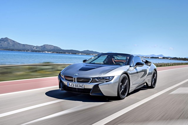 First drive: BMW i8 Roadster. Image by BMW.