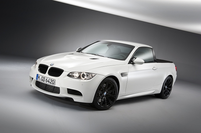 BMW reveals world's fastest pickup. Image by BMW.