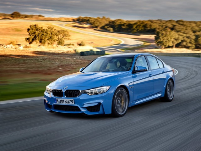 Incoming: BMW M4 Coup and M3 Saloon. Image by BMW.