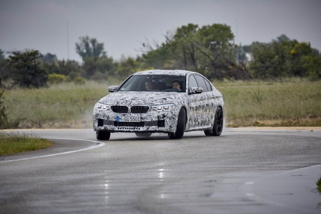First drive: 2018 BMW M5 prototype. Image by Uwe Fischer.