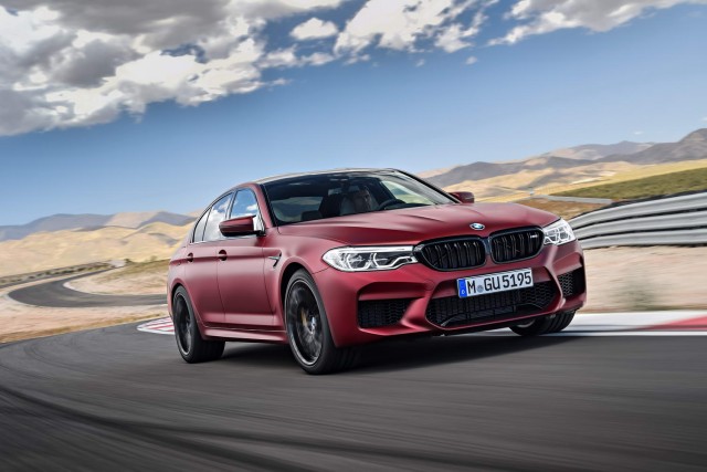 Say hello to the 2018 BMW M5. Image by BMW.