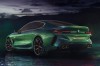 BMW Concept M8 Gran Coupe: a vision in green and gold. Image by BMW.