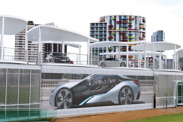 BMW Olympic Park pavilion revealed. Image by BMW.