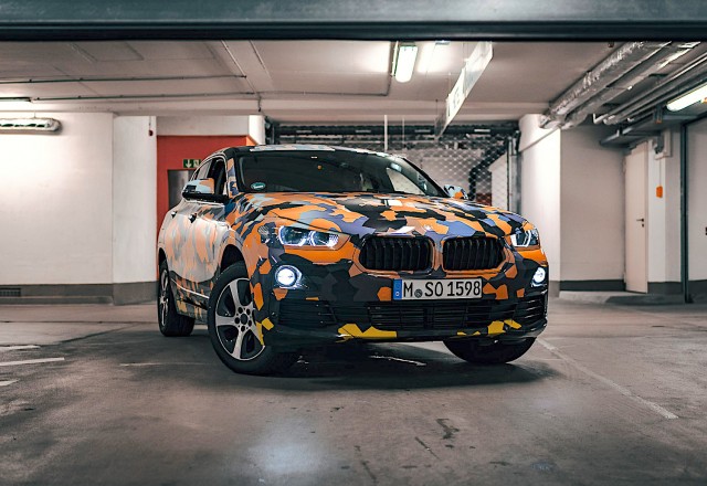 BMW gives first glimpse of X2. Image by BMW.