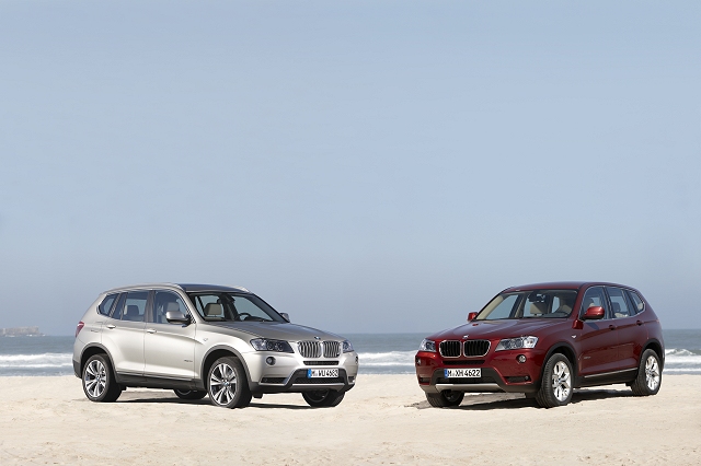 BMW X3 revealed, with lower pricing. Image by BMW.