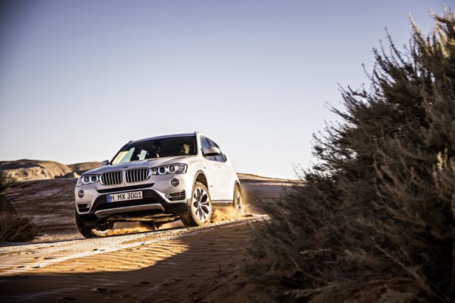 BMW X3 undergoes facelift. Image by BMW.