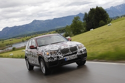 2010 BMW X3 pre-production model. Image by BMW.