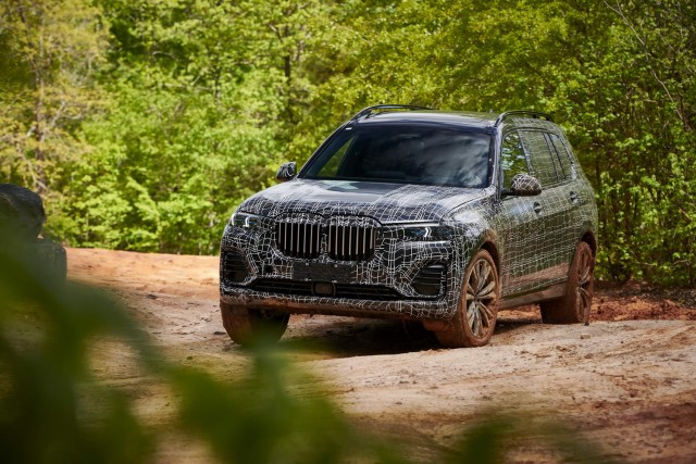 First drive: BMW X7 pre-production prototype. Image by BMW.