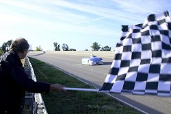 2004 BMW Hydrogen powered record-breaker. Image by BMW.