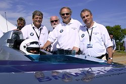 2004 BMW Hydrogen powered record-breaker. Image by BMW.
